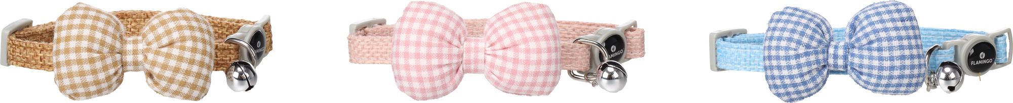 Flamingo Collar with bow tie Dilia Multiple colours