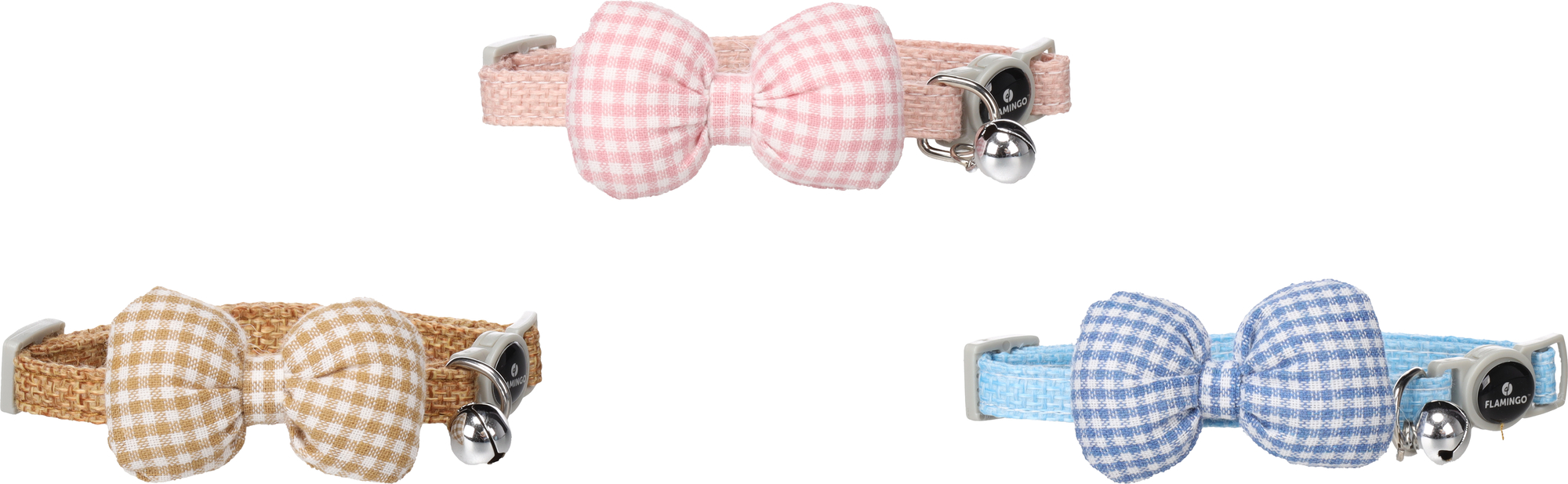 Flamingo Collar with bow tie Dilia Multiple colours