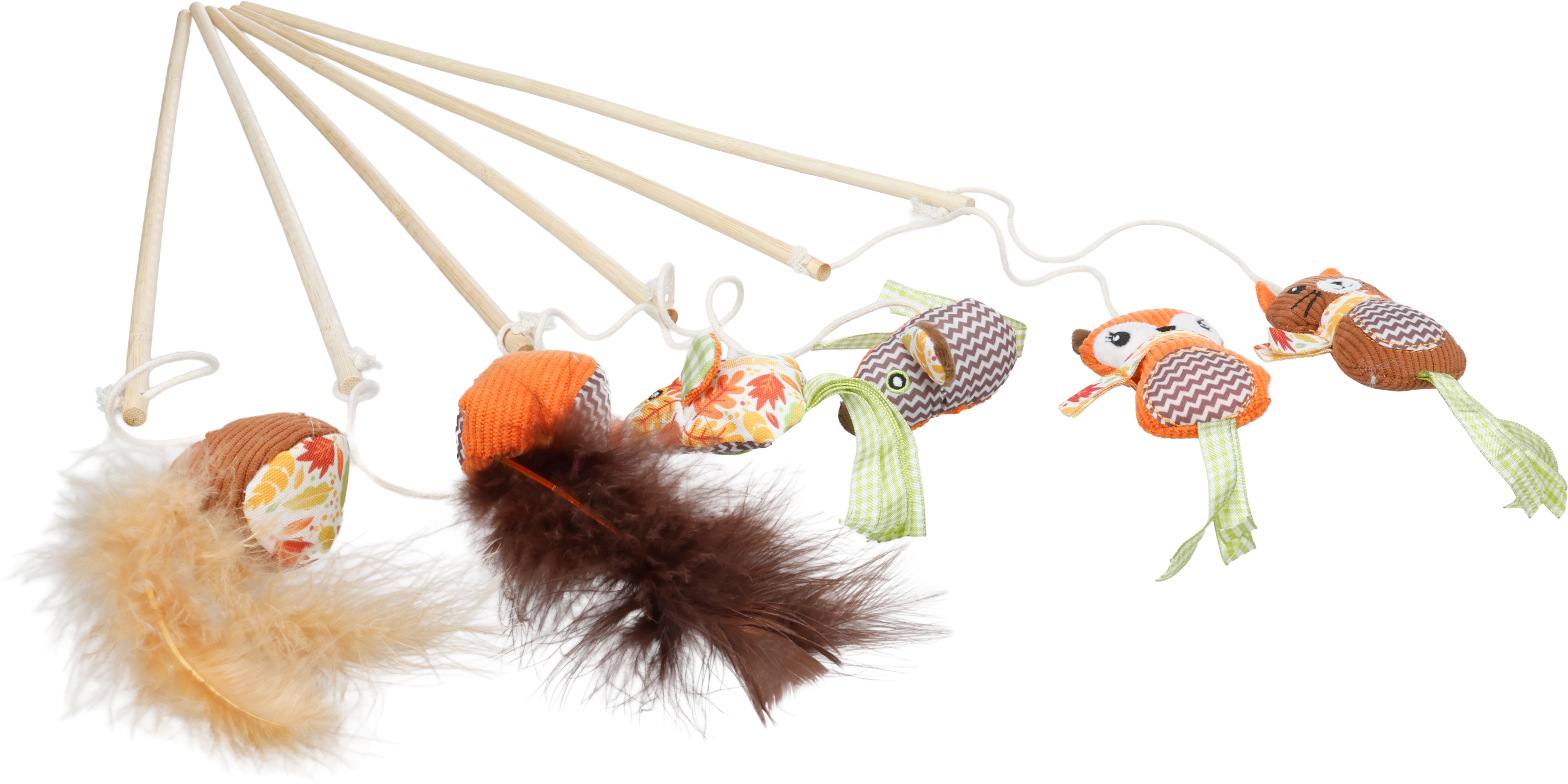 Flamingo Toy Jade Dangler with toy Orange