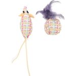 Toy Texa Ball & Mouse Purple