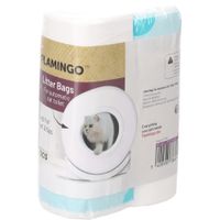 Flamingo Kattenbakzakken Atlas Wit