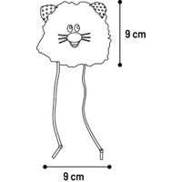 Flamingo Spielzeug Gripi Katze Grau