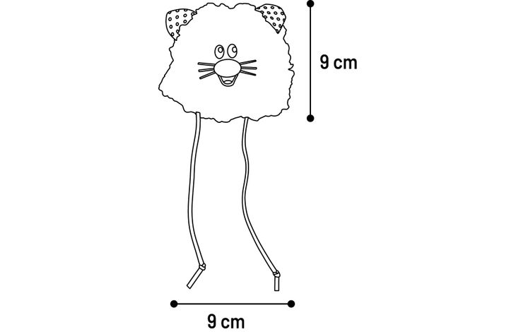 Flamingo Spielzeug Gripi Katze Grau