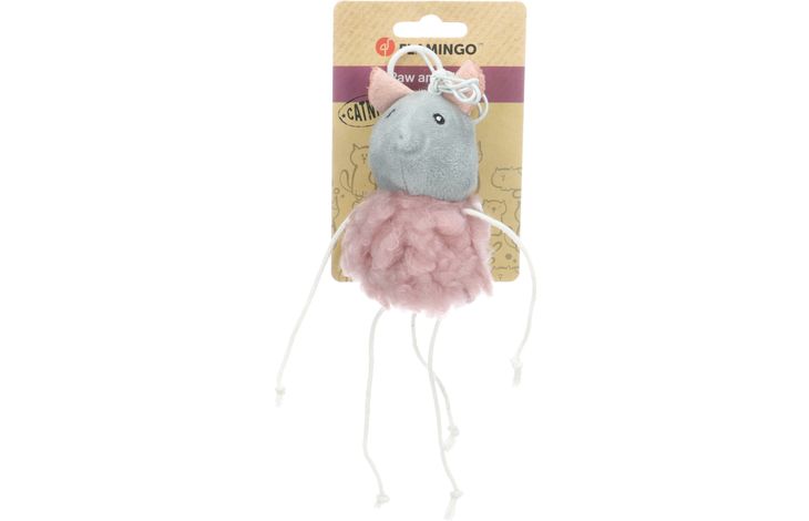 Flamingo Spielzeug Gripi Maus Rosa