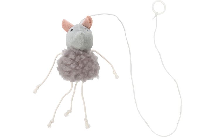Flamingo Spielzeug Gripi Maus Grau