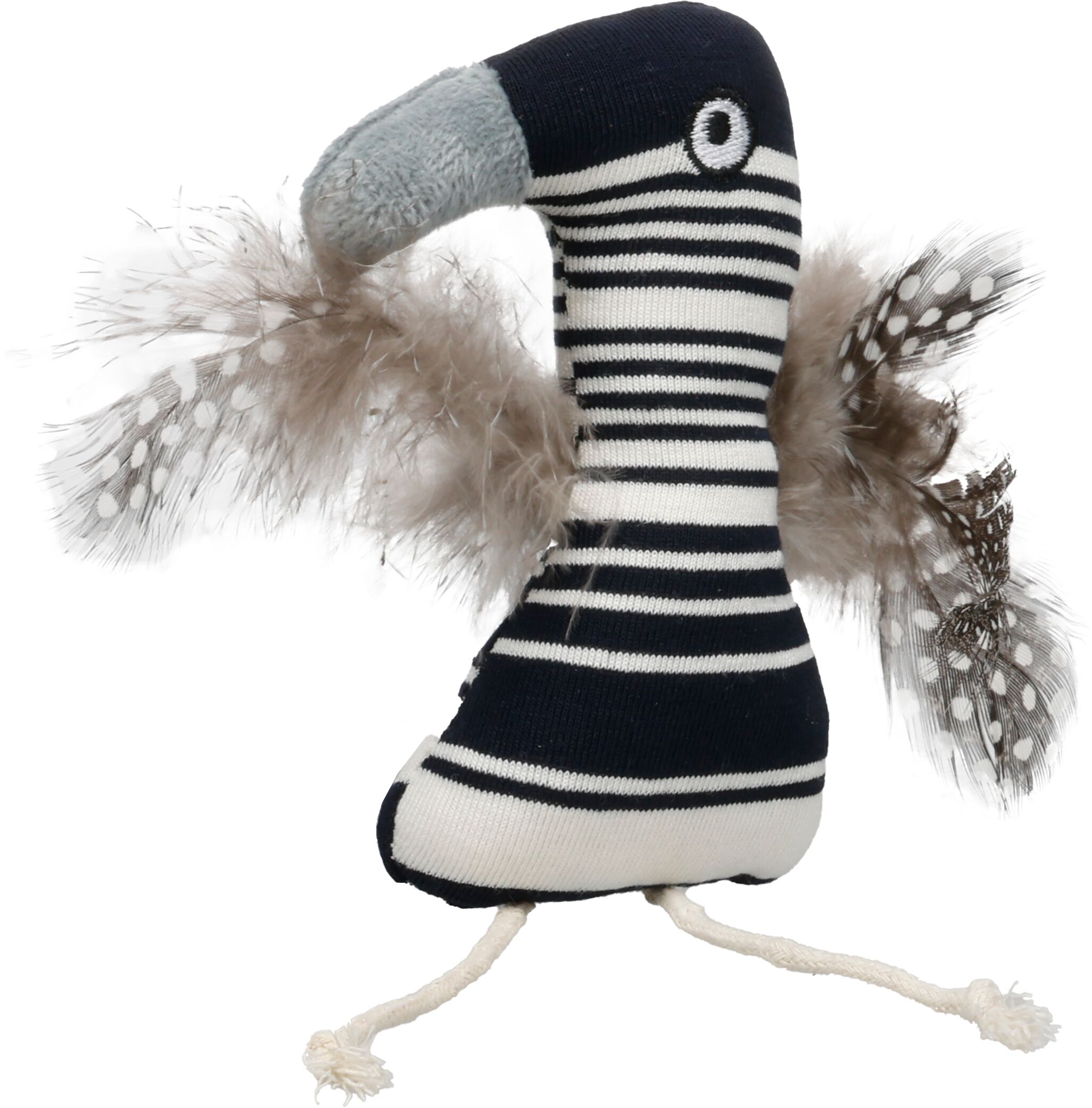 Flamingo Toy Zwawi Bird White & Black