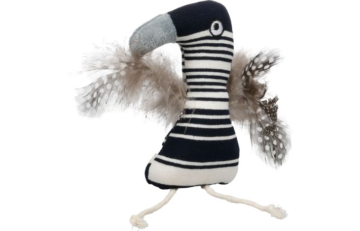 Flamingo Toy Zwawi Bird White & Black