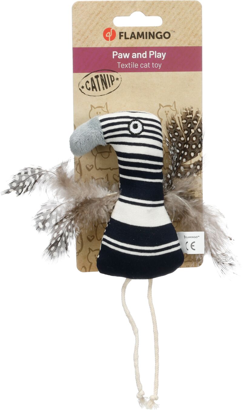 Flamingo Toy Zwawi Bird White & Black