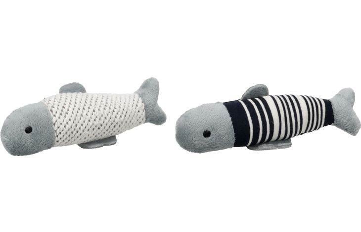 Flamingo Toy Zwawi Fish White & Black