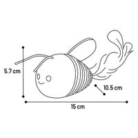Flamingo Toy Zwawi Bee White & Black