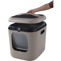 Flamingo Kattentoilet Romy Taupe