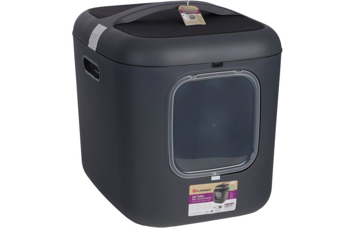 Flamingo Kattentoilet Romy Antraciet