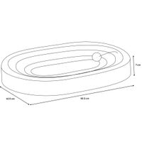 Flamingo Scratching basket Blaze Oval Brown