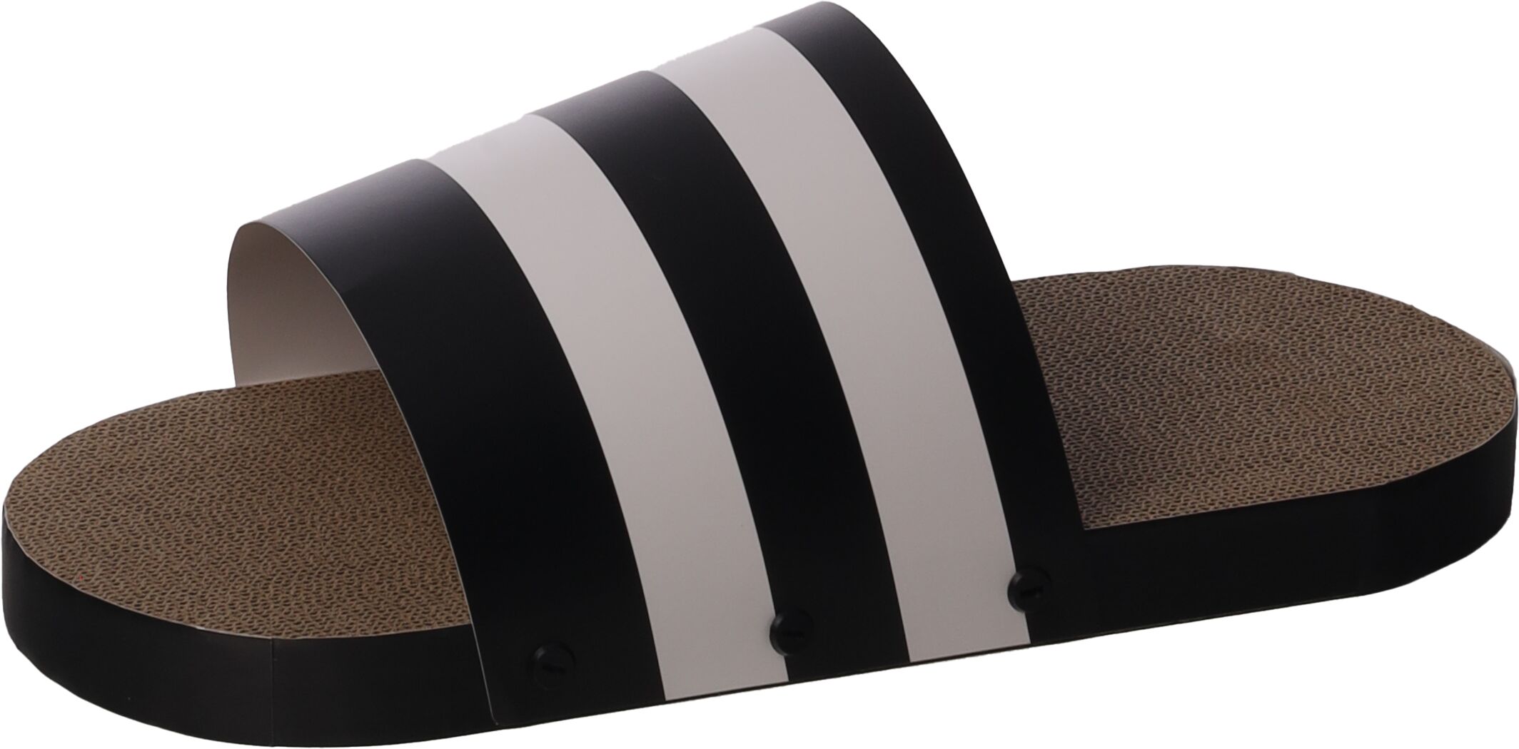 Flamingo Scratching cardboard Slippi Slipper Black