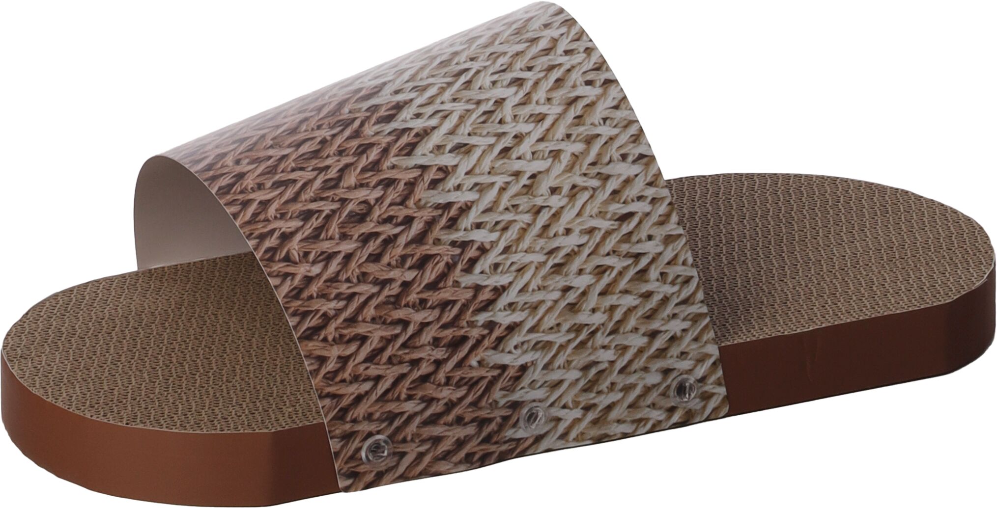 Flamingo Scratching cardboard Slippi Slipper Brown