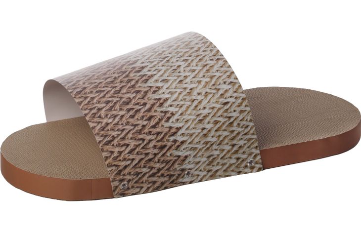 Flamingo Scratching cardboard Slippi Slipper Brown