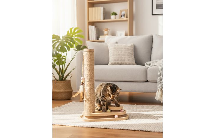 Flamingo Scratching toy Volta Brown
