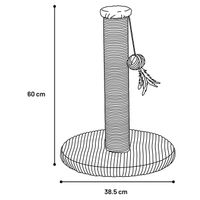 Flamingo Scratching tree  Riba White