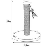 Flamingo Scratching tree  Velvi Light grey