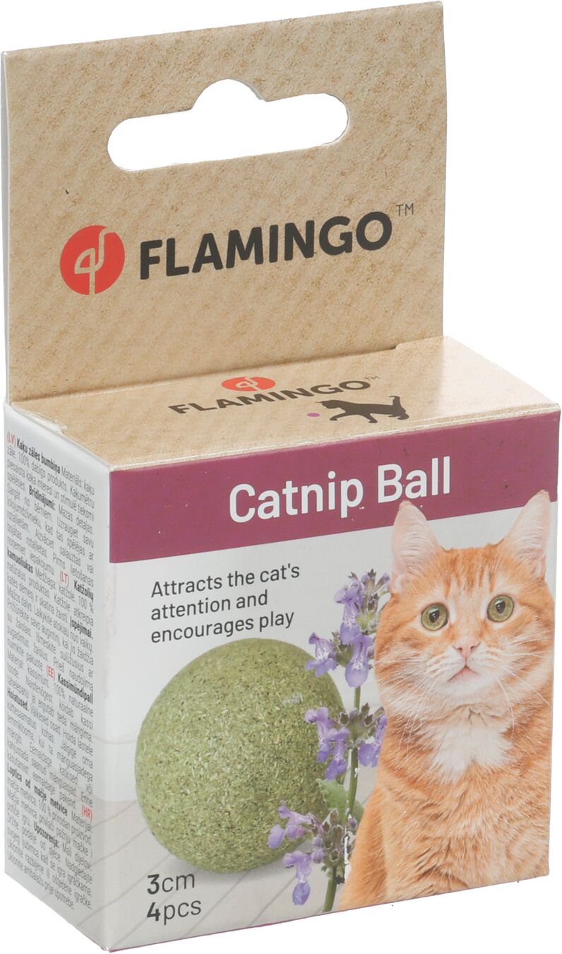 Flamingo Spielzeug Katti Katzenminzeball Grün