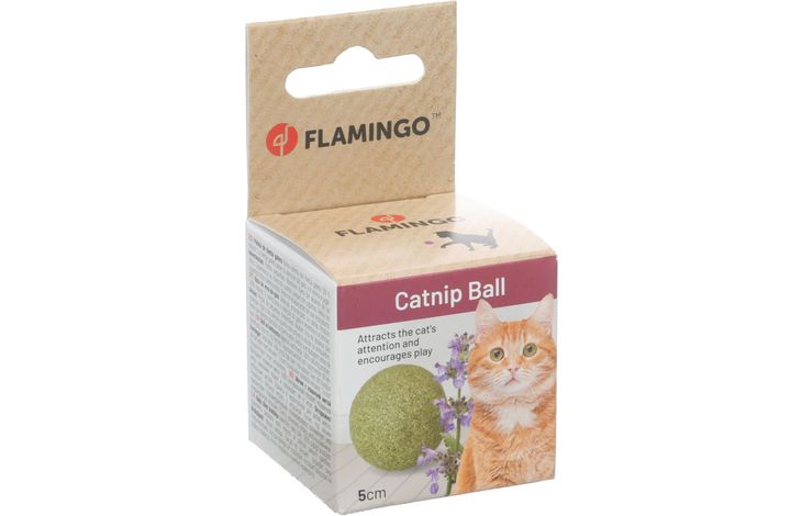 Flamingo Spielzeug Katti Katzenminzeball Grün
