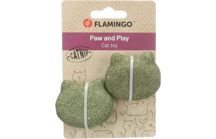 Flamingo Spielzeug Katti Katze Grün