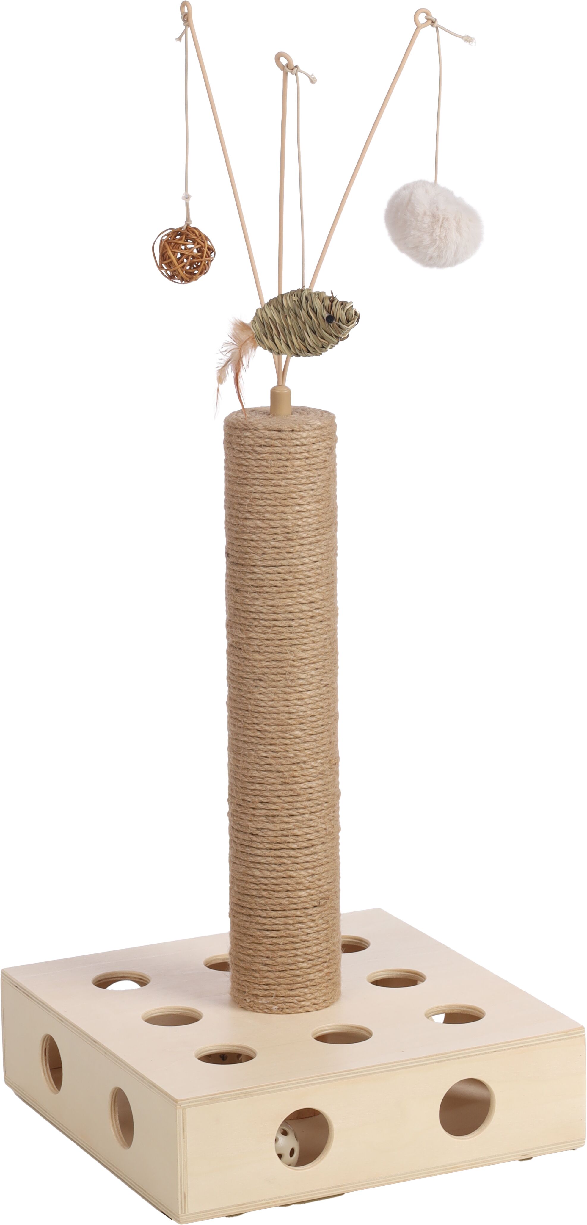 Flamingo Scratching toy Armas Square Beige