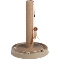 Flamingo Scratching toy Alam Ball track Beige