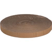 Flamingo Spare scratching cardboard Alam Round Brown