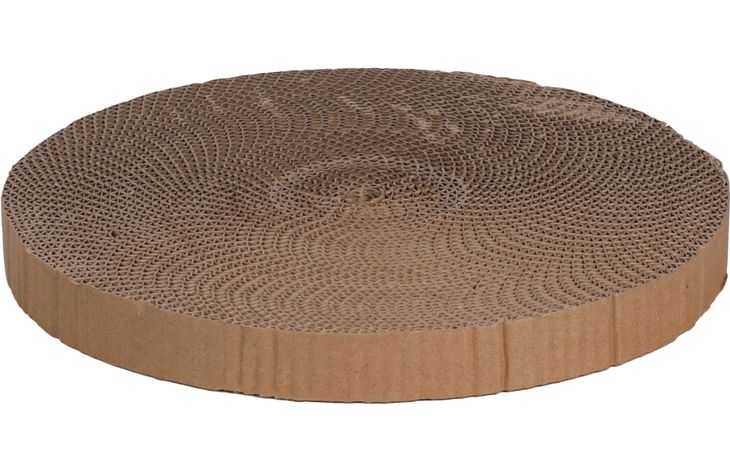 Flamingo Spare scratching cardboard Alam Round Brown
