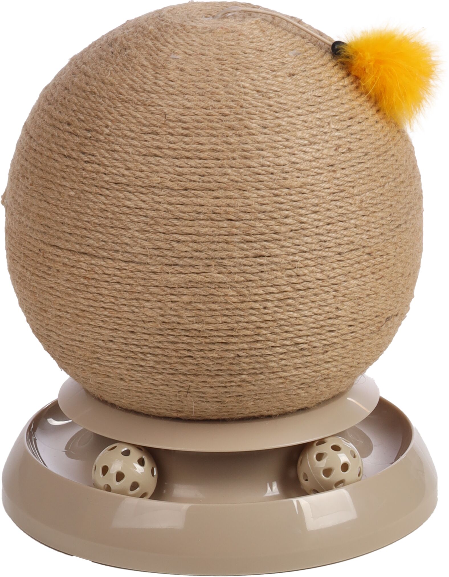 Flamingo Scratching ball Ammo Ball track Brown