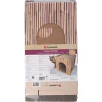 Flamingo Scratching cardboard Jamie Cube Brown