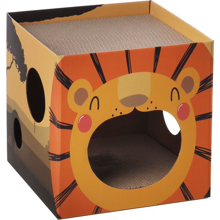 Krabkarton Jamie Kubus Geel | 562107 | Flamingo Pet Products