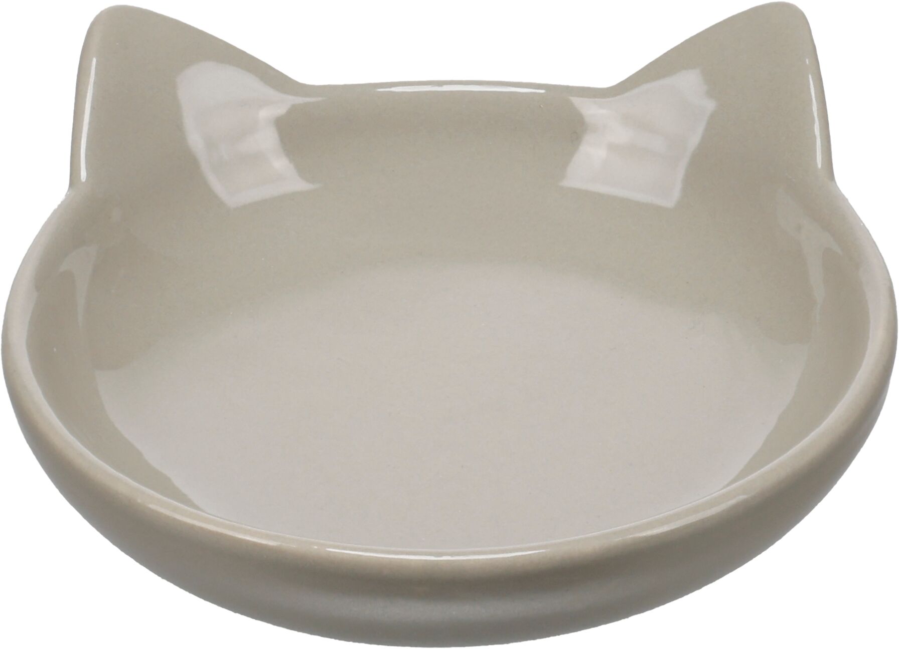 Feeding and drinking bowl Cena Round Taupe | 562176 | Flamingo Pet Products