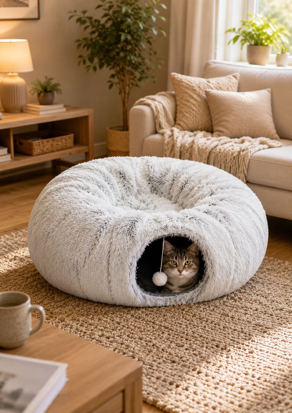 Flamingo Toy Donna Tunnel with ball Grey