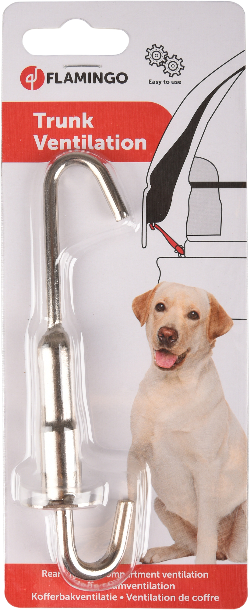 Flamingo Boot ventilation hook Jagos Silver