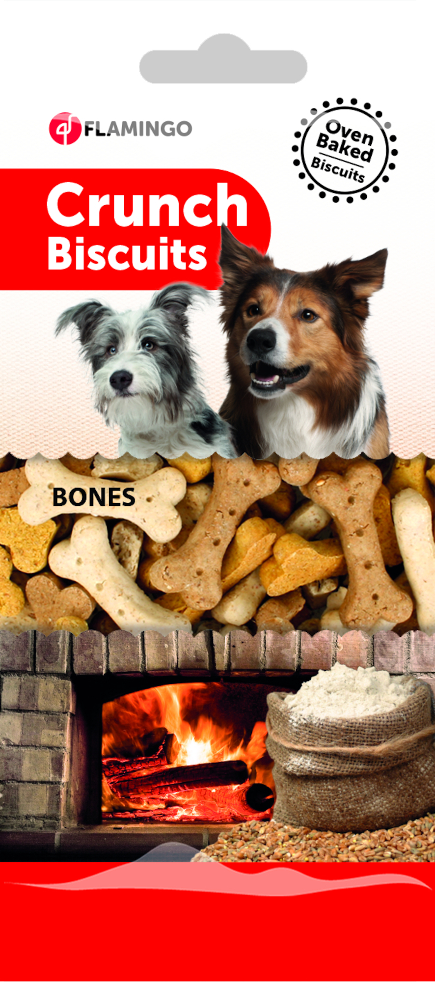 Flamingo Snacks Crunch Biscuit Bones 