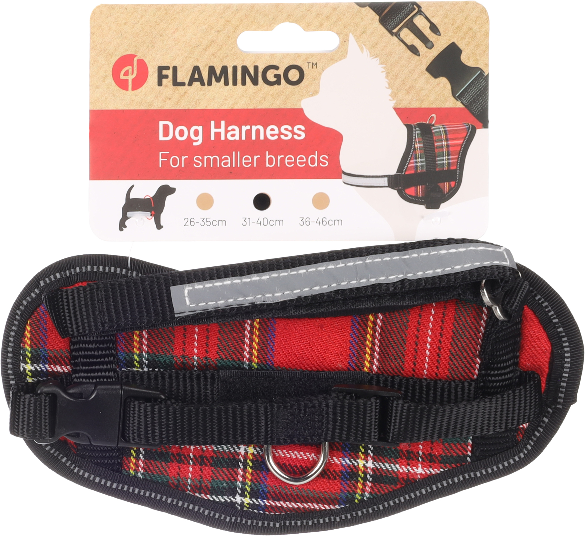 Flamingo Harness Eeny Meeny Red