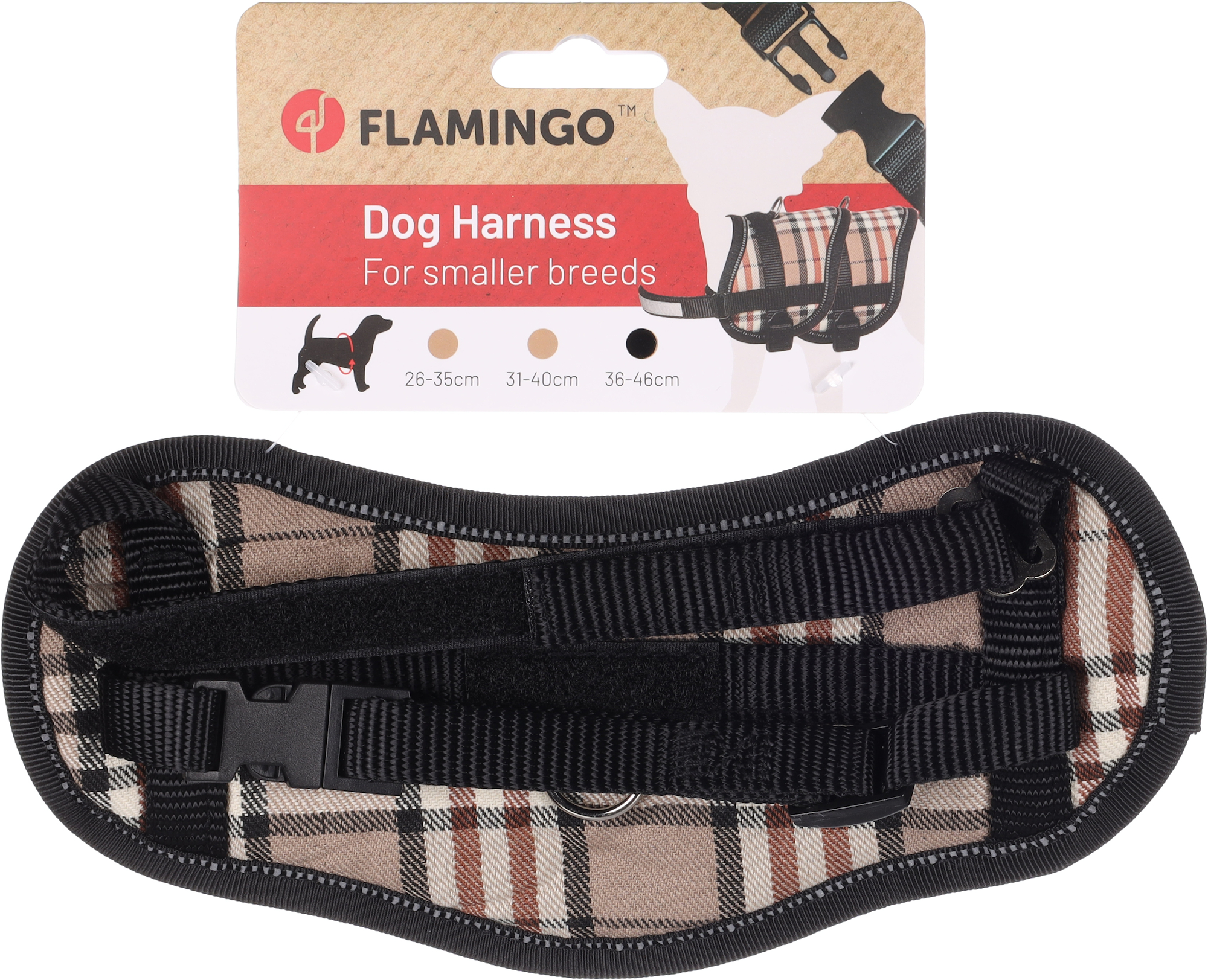Flamingo Harness Eeny Meeny Beige