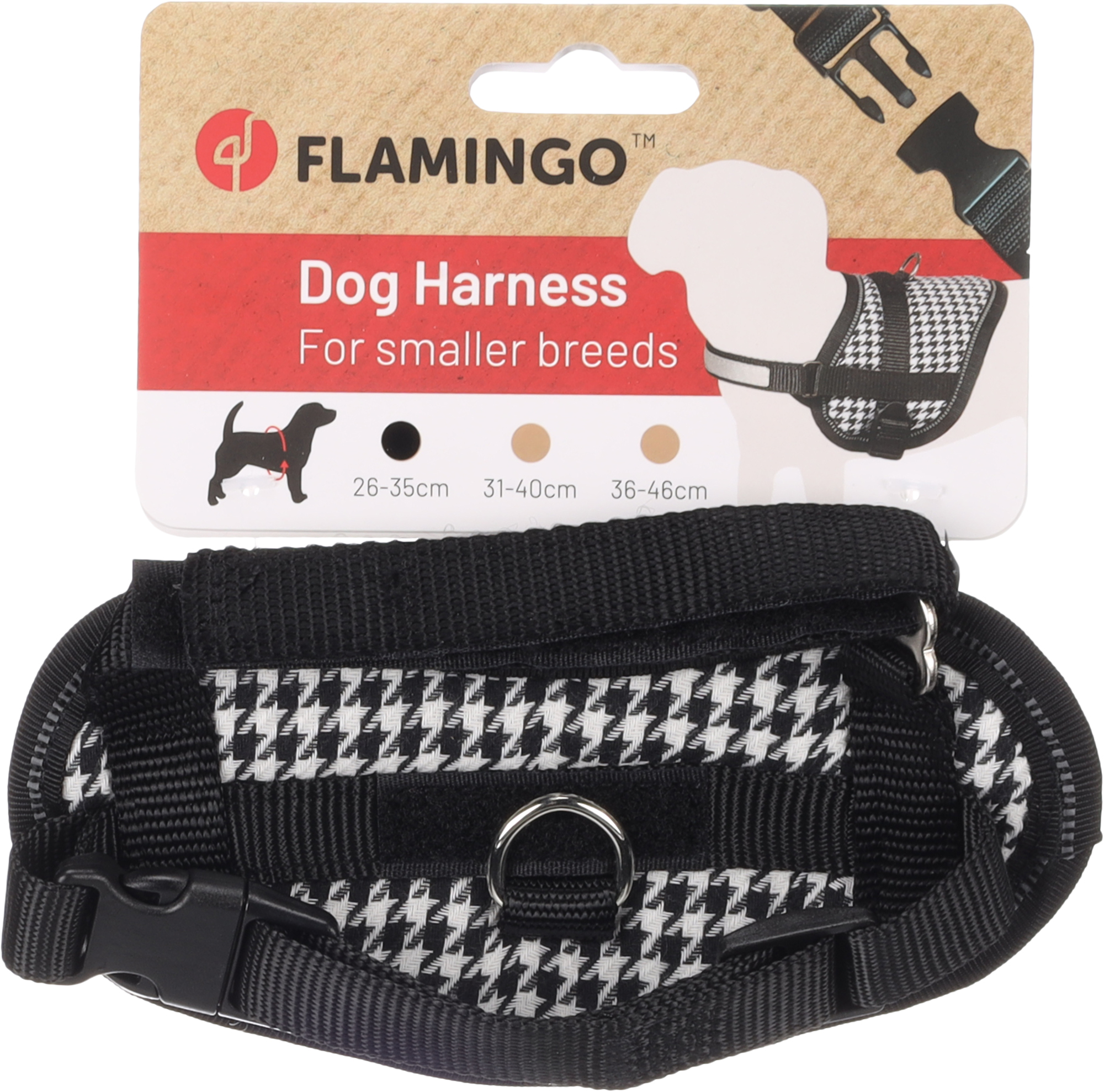 Flamingo Harness Eeny Meeny Black & White