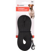 Flamingo Training and tracking leash Ziggi Black