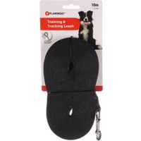 Flamingo Training and tracking leash Ziggi Black