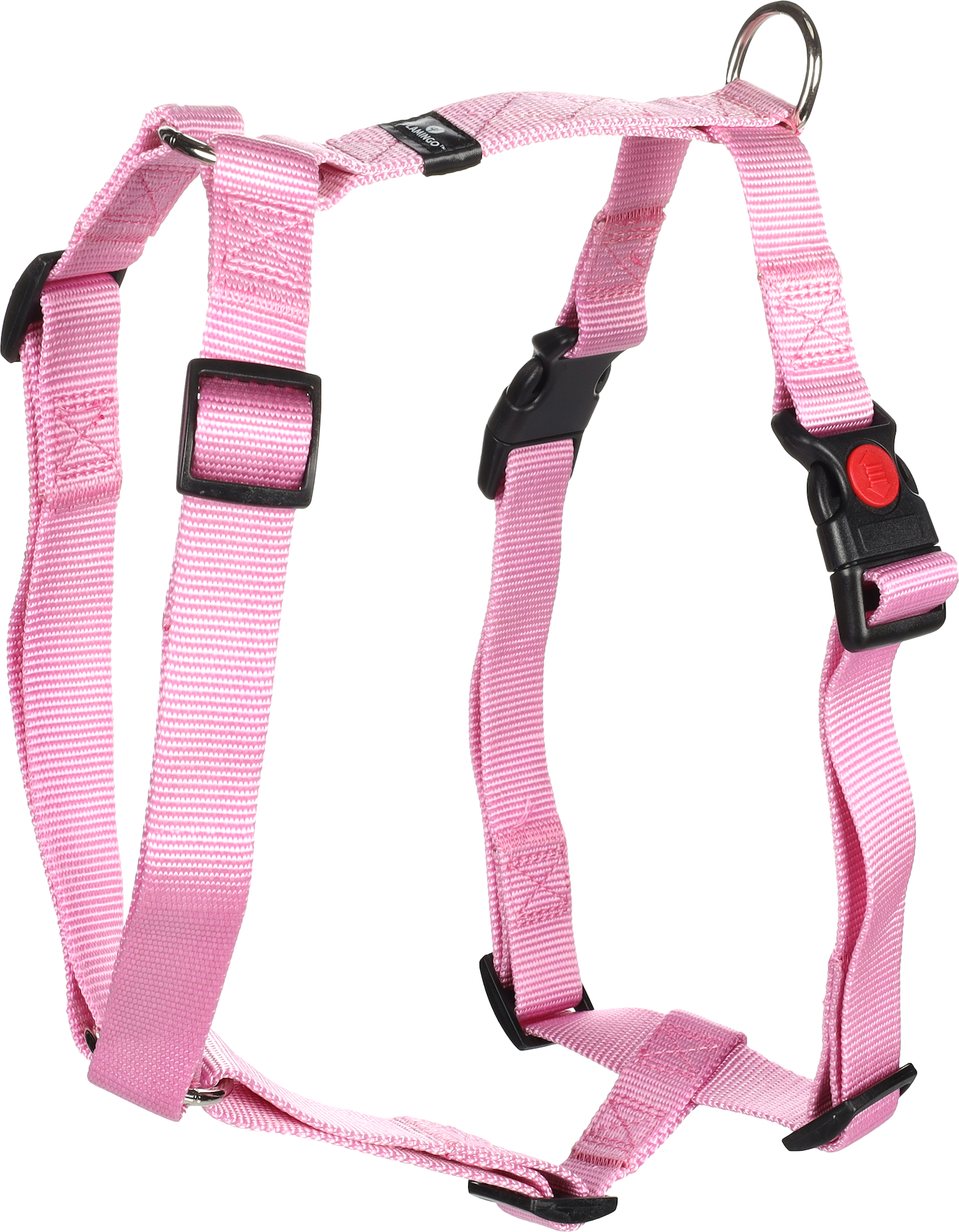 Flamingo Harness H-shape Ziggi Pink