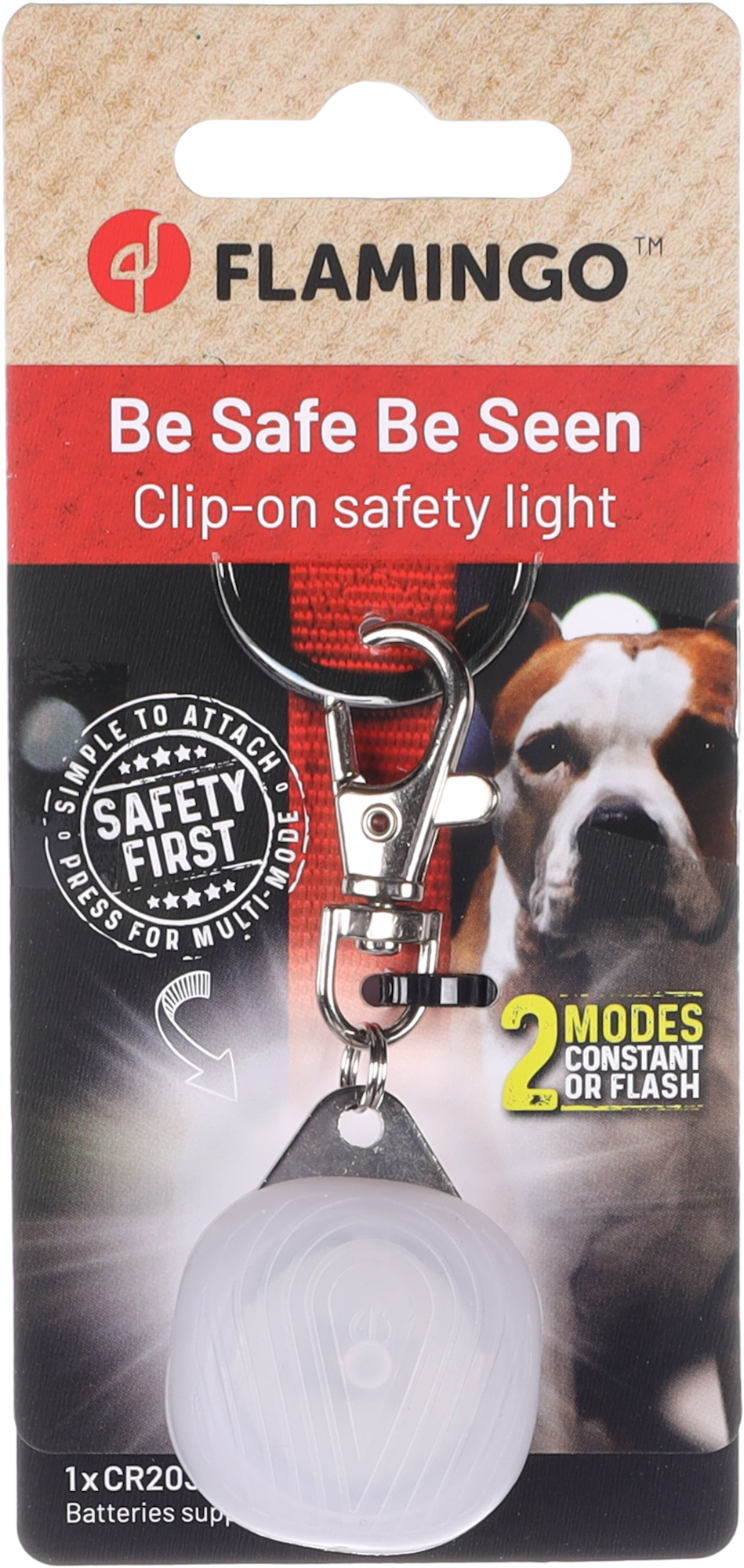 Flamingo Safety light Zayn White