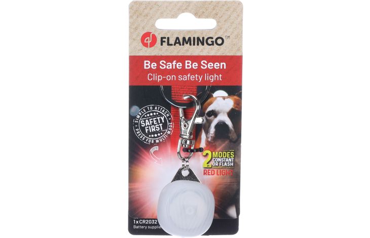 Flamingo Veiligheidslamp Zayn Rood
