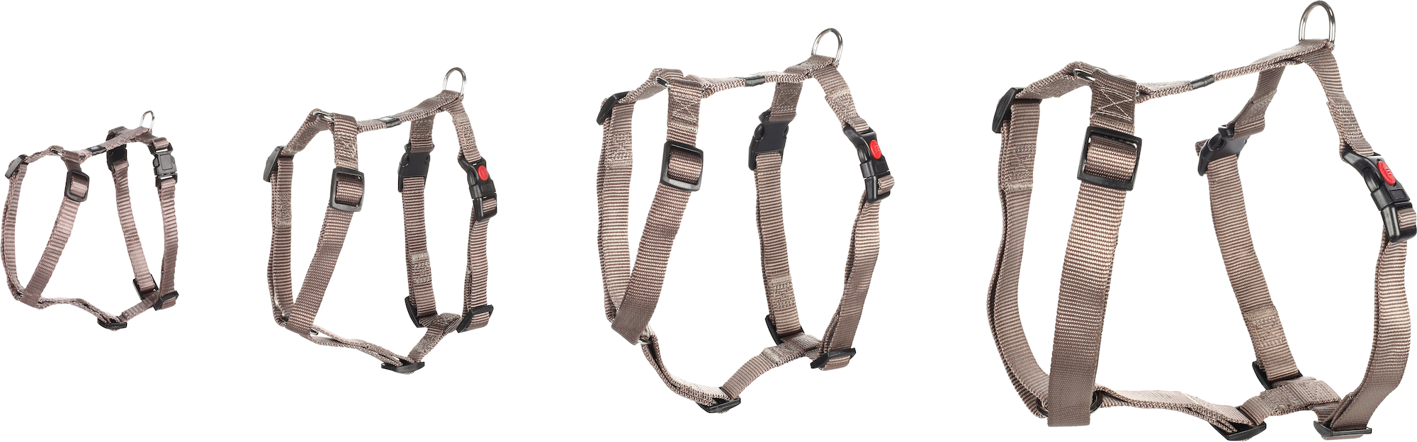 Flamingo Harness H-shape Ziggi Taupe