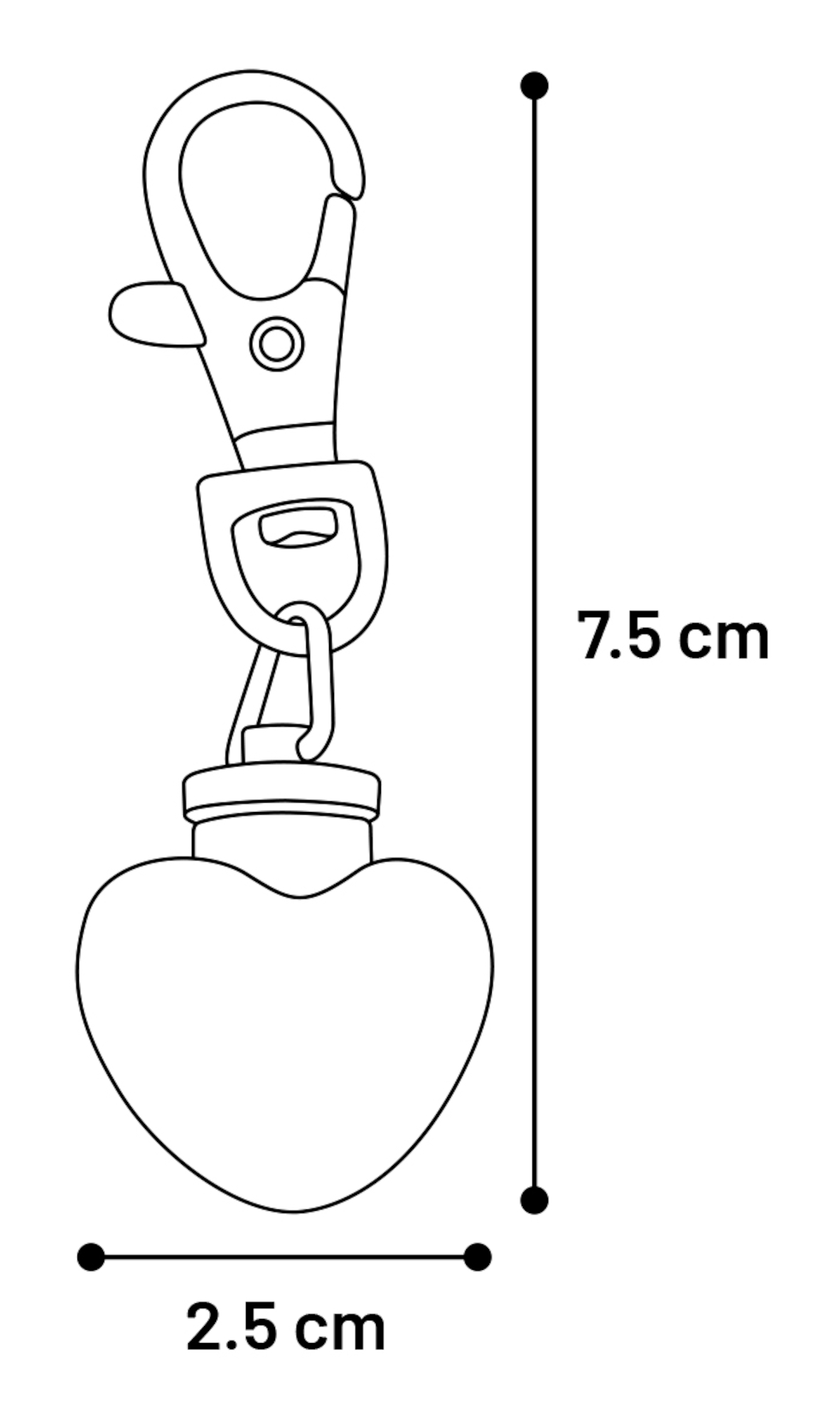 Flamingo Safety light Pamela Multiple colours