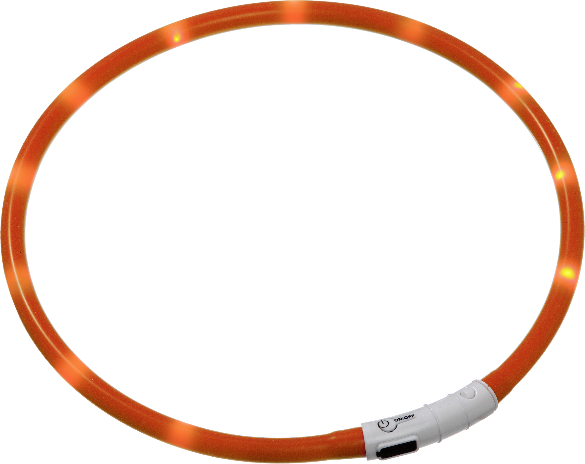 Flamingo Collar Nera Visio Orange