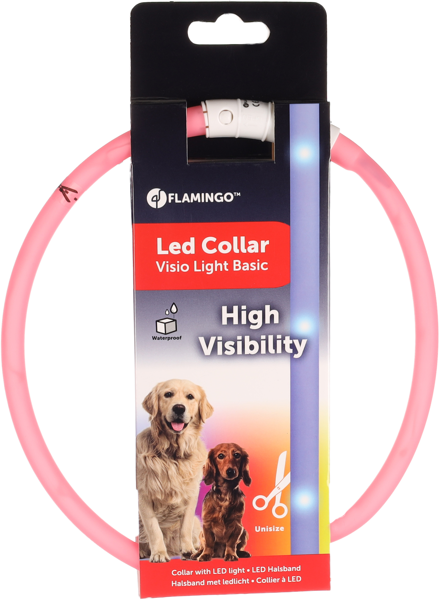 Flamingo Collar Nera Visio Pink