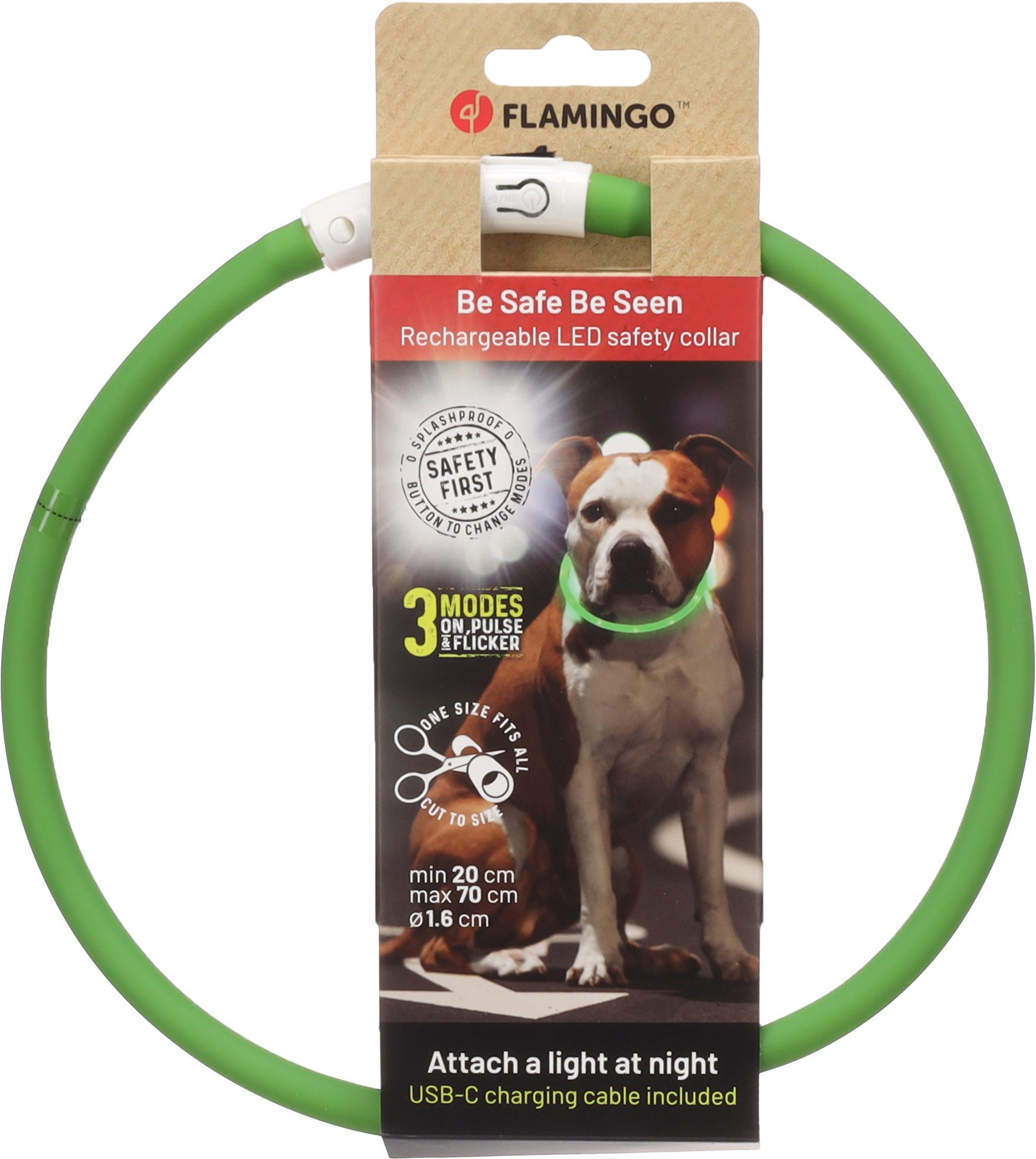 Flamingo Collare Nera Visio Verde